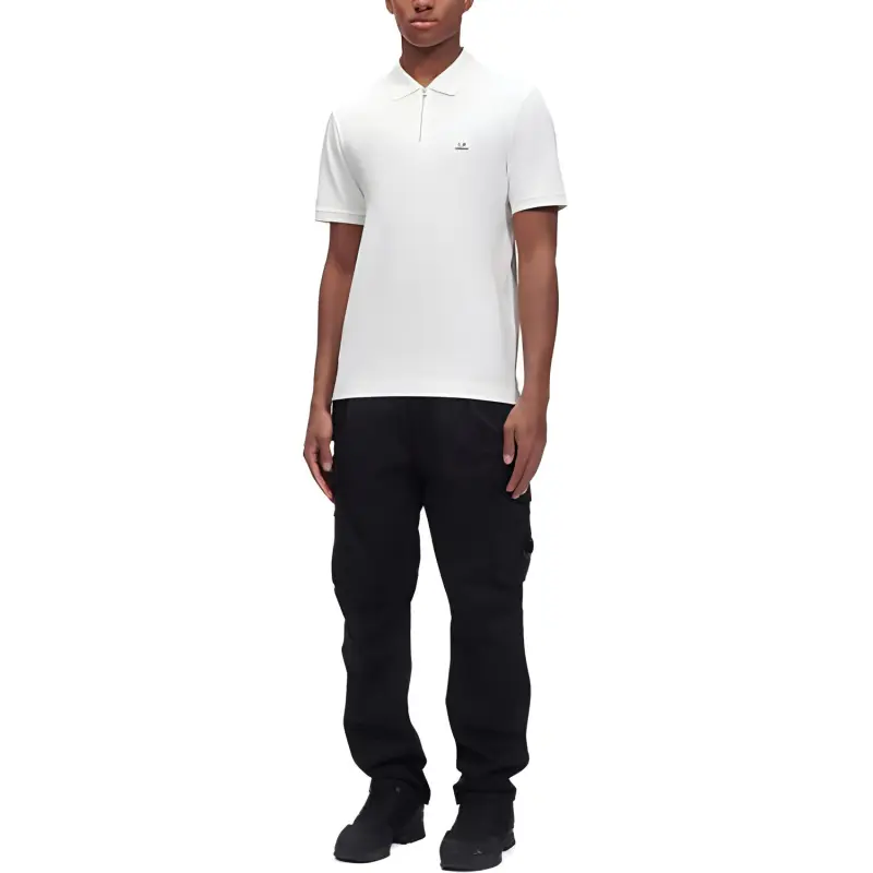 C.P.Company Polo Shirts Men White-1