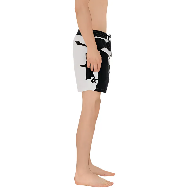 Burberry FW24 Beach Shorts Men's Black-3