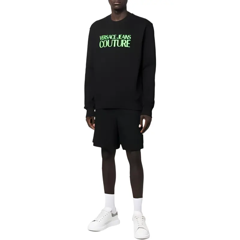 VERSACE JEANS Sweatshirts Men Black-1