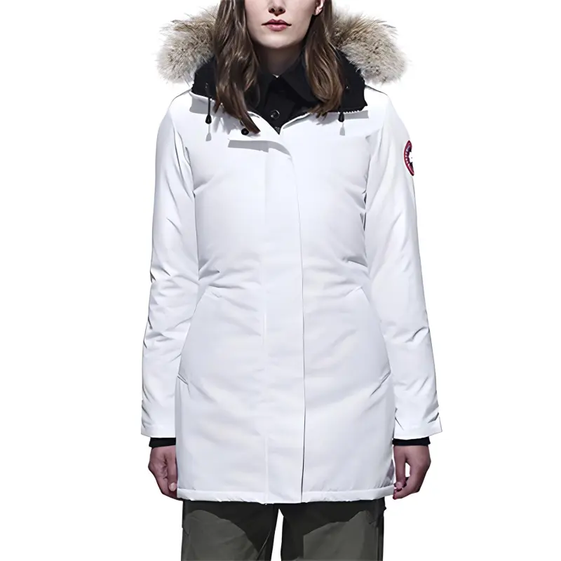 Canada Goose Down Jacket Winter Women's Gray White-1