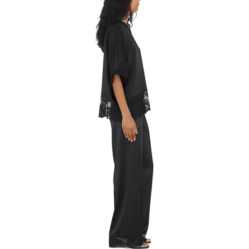 Burberry Elasticated waistband Silk Trousers-3