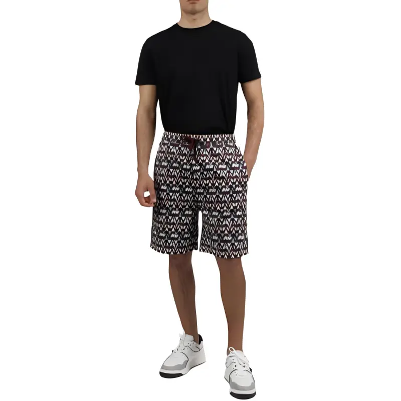 Valentino Casual Shorts Men's Red-1