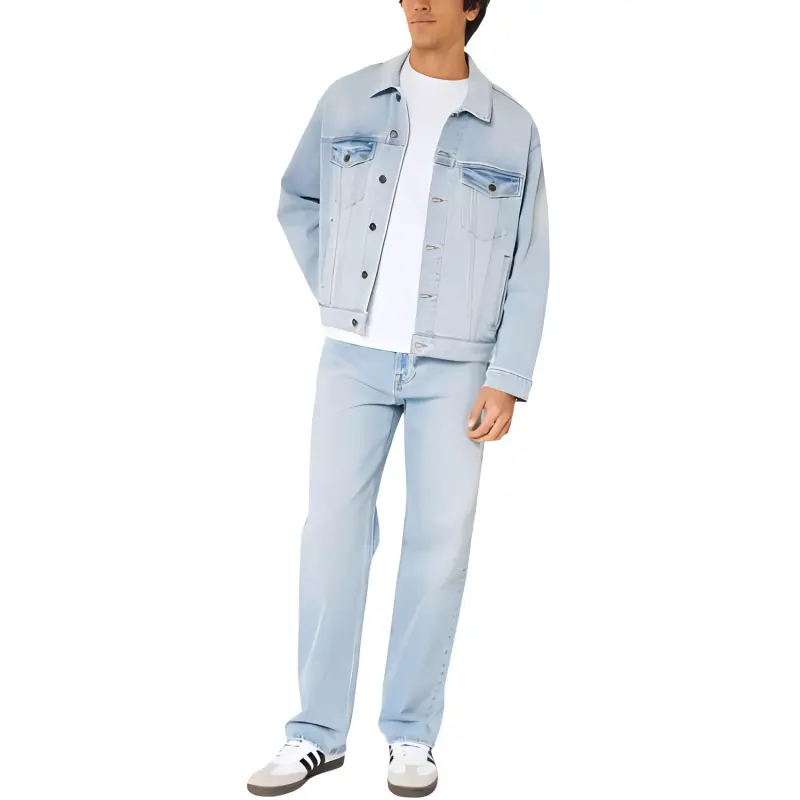 Hollister Denim Jacket Men's Light-1