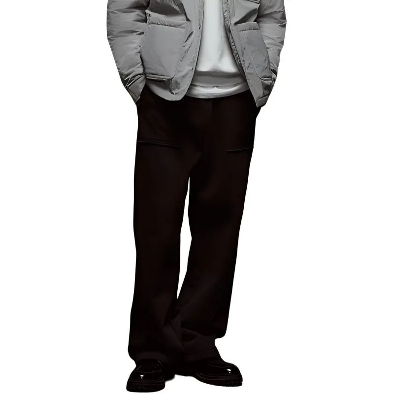 H&M Knitted Sweatpants Men's Black-1