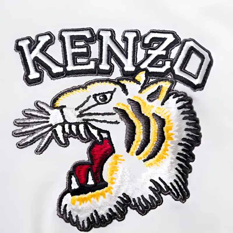 KENZO Varsity Jungle Embroidered T Shirt-2
