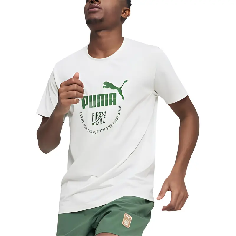 PUMA FIRST MILE Co branded T Shirt Men's Gray-1