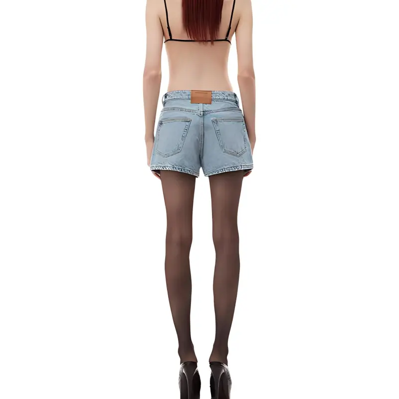 Alexander Wang Crystal pattern High waisted Shorts-3