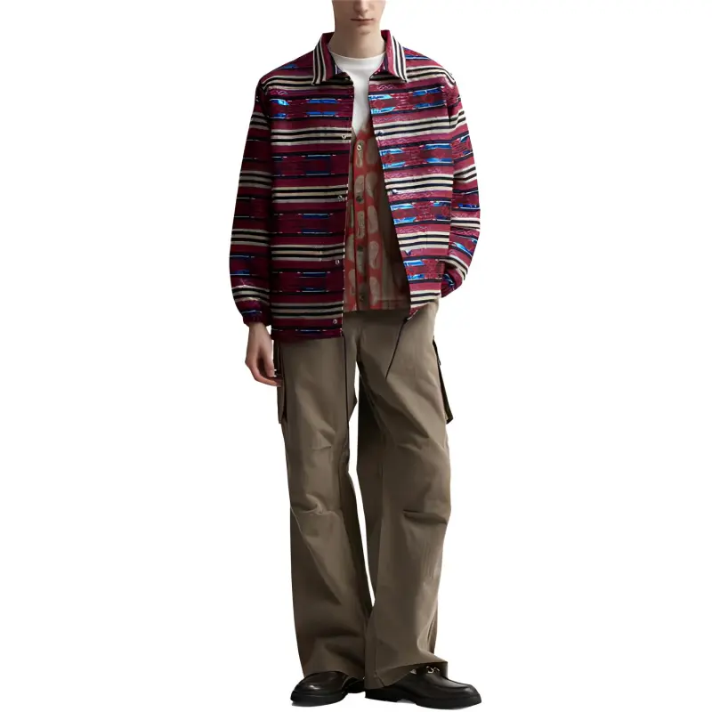 Needles Patterned Jacquard Jacket-2