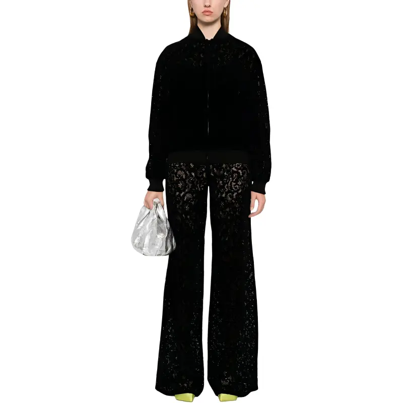 MOSCHINO Lace Bomber Jacket-1