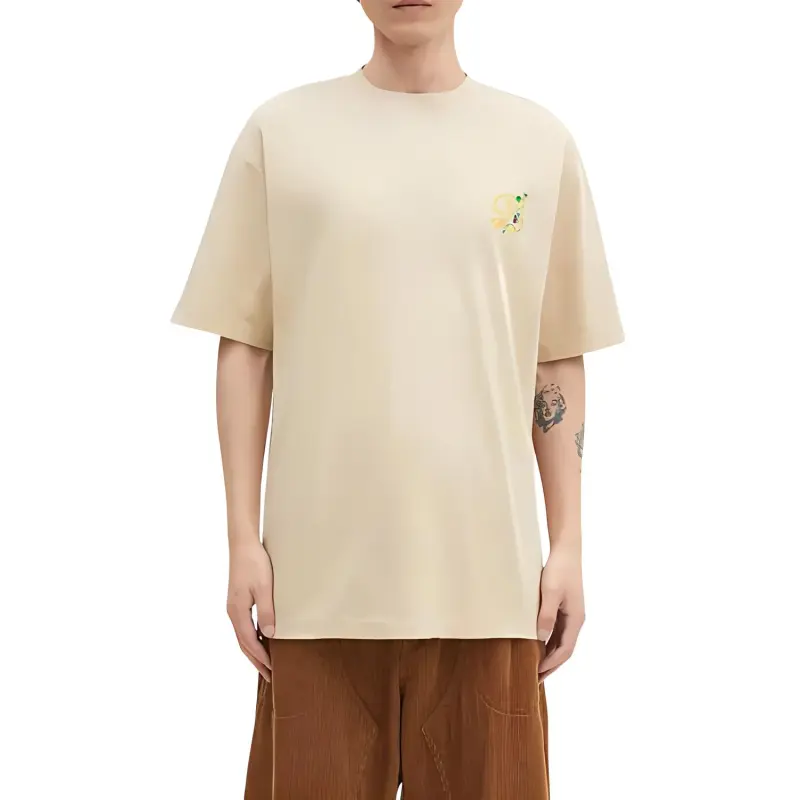 Drôle De Monsieur Logo-embroidered T-shirt-2