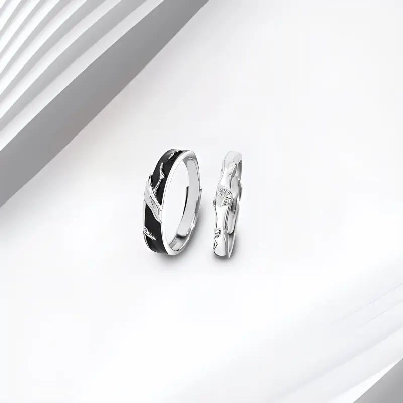 LuluCanaan 999 Fine Silver Rings Unisex-2