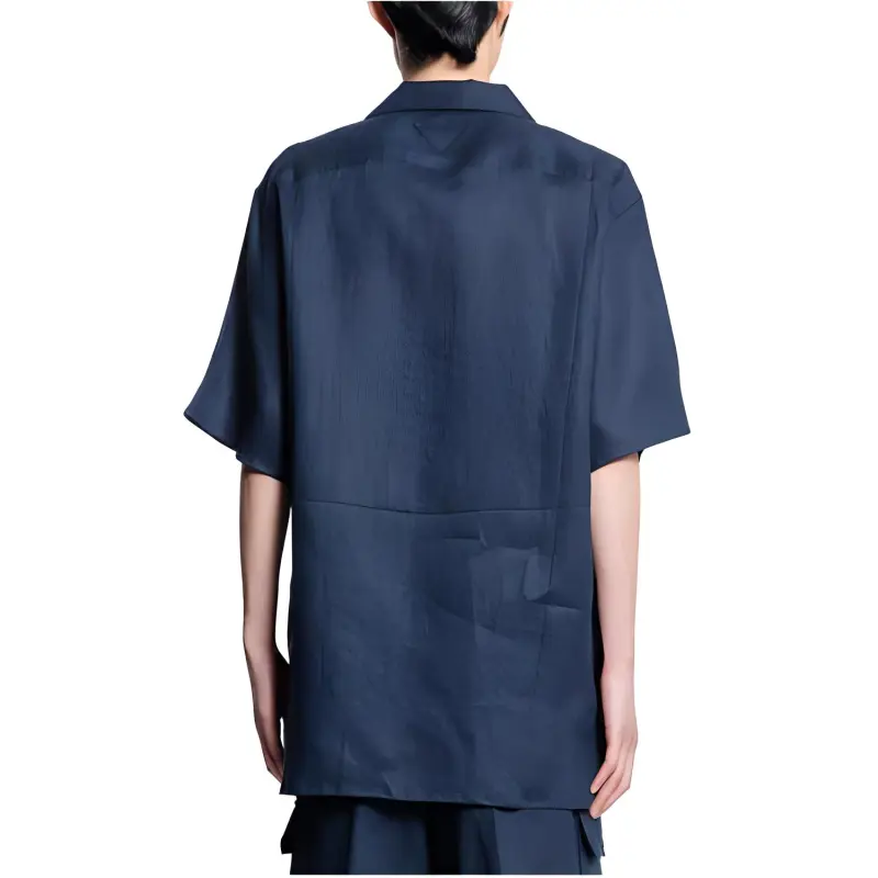 PRADA Short Sleeved Button Up Shirt-1
