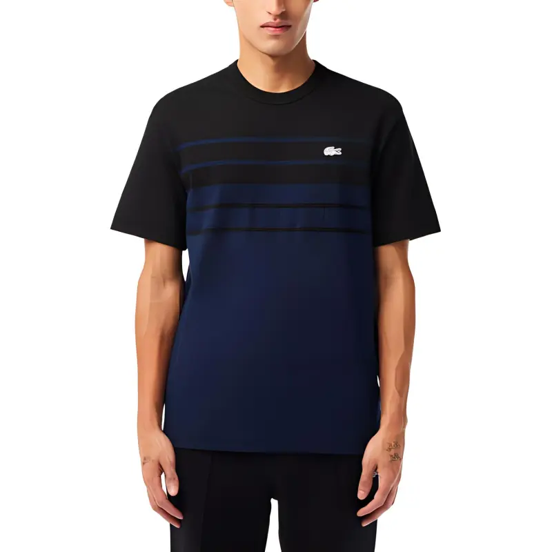 LACOSTE T Shirt Men's Marine Blue-2