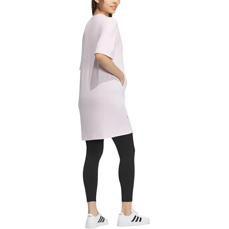 Adidas T Shirt Women's Clear Pink-1