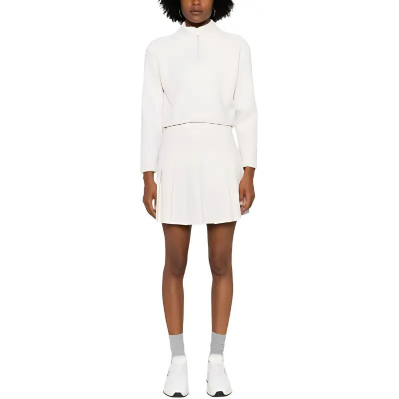 Calvin Klein Cropped Fleece Sweatshirt-3