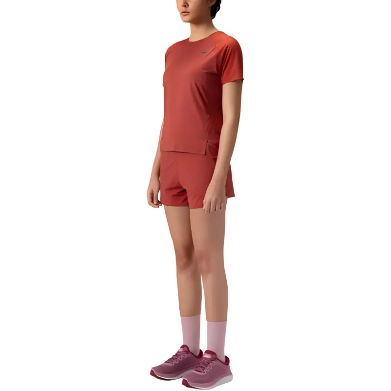 Skechers T-Shirt Women's Hued Red-1
