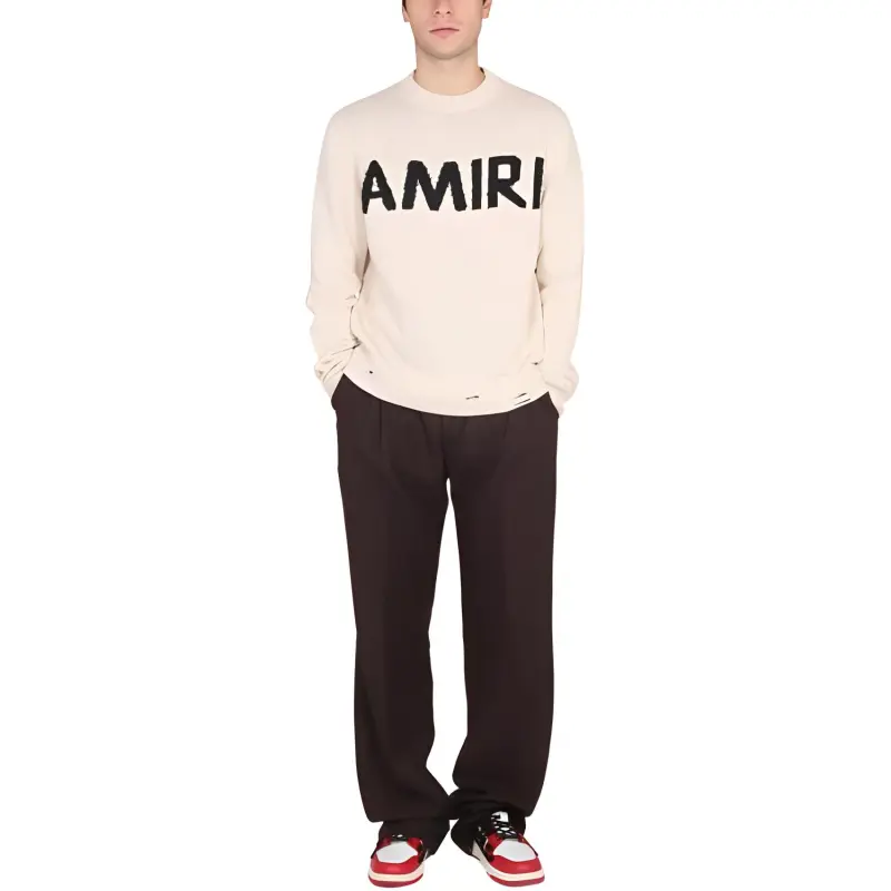 AMIRI Casual Pants Men Brown-2