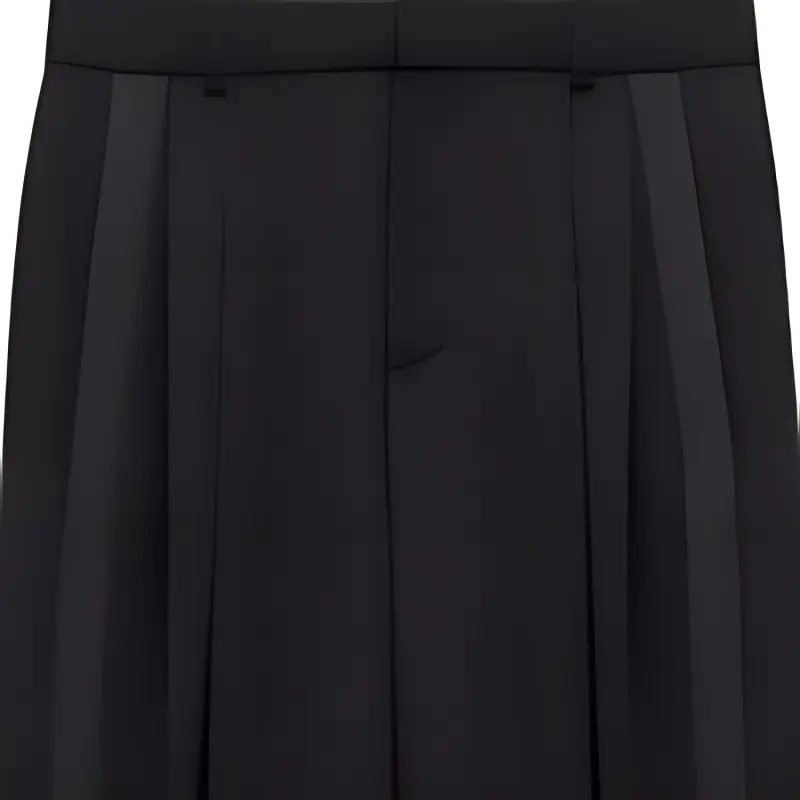 SAINT LAURENT Classic Pleat Detailed Trousers-2