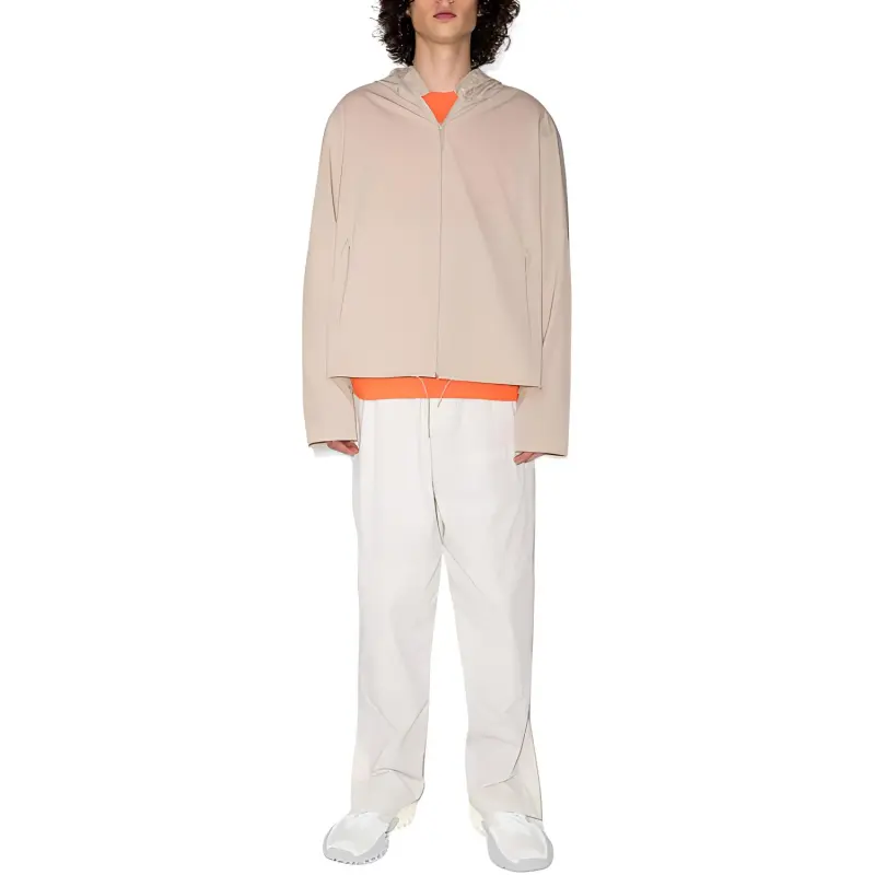 Y 3 Logo print Zip up Lightweight Jacket-1