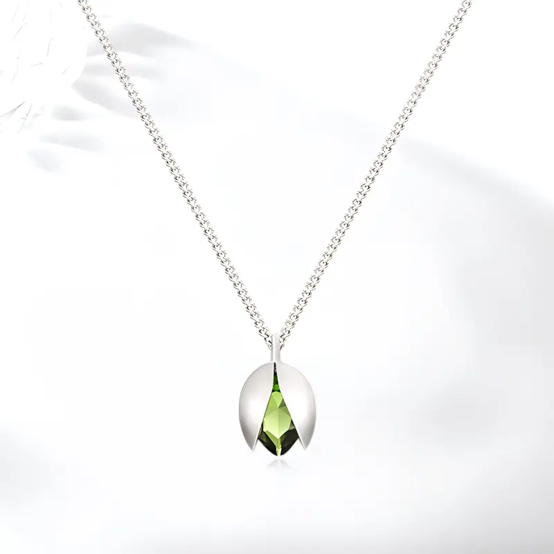 Shiban Copper Alloy Zircon Necklaces Unisex-2