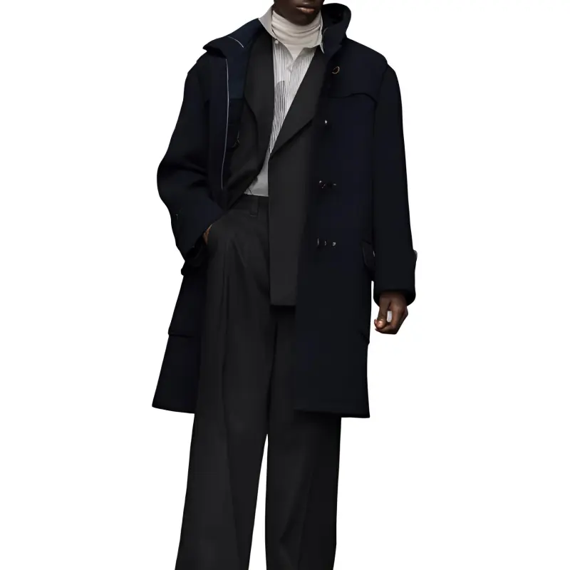 Maison Margiela Hooded Mid Length Coat-2