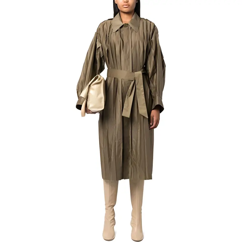MM6 Maison Margiela Coats Women's Khaki-1