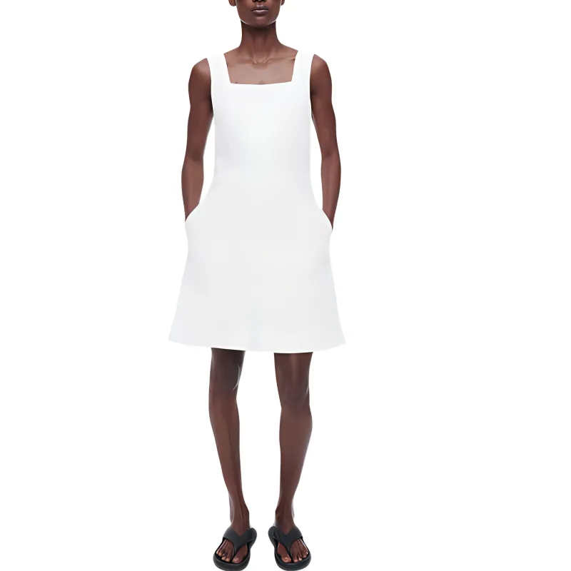 COS Sleeveless Dress Women's White-2