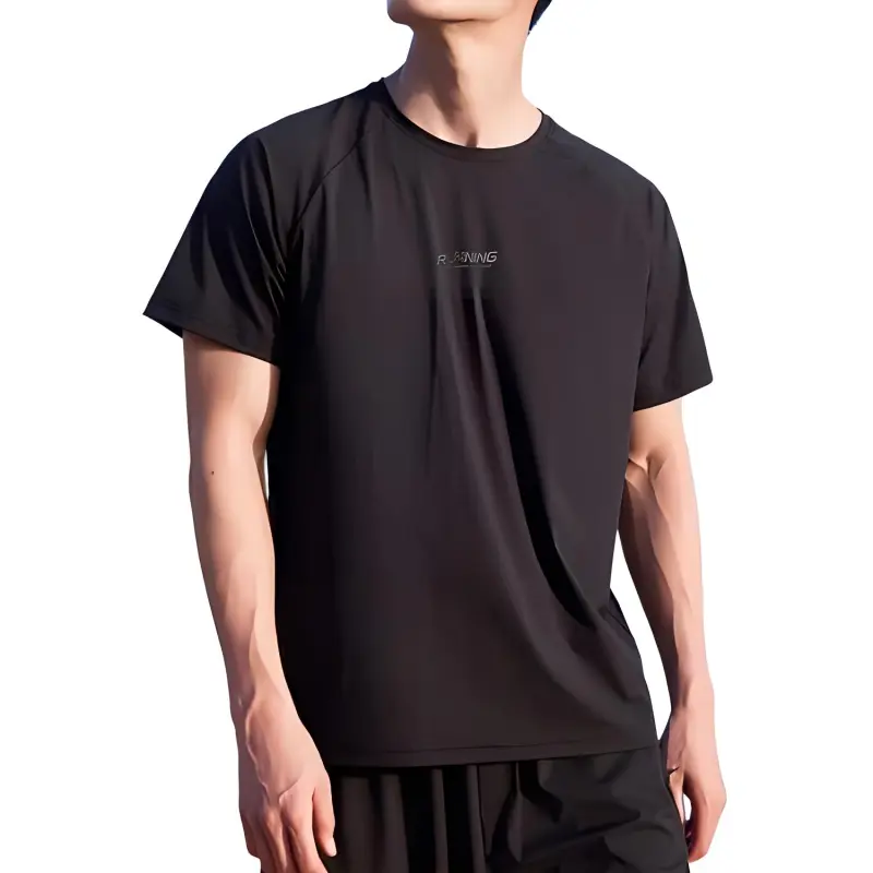 361° T Shirt Men's Super Black Heather Gray-1