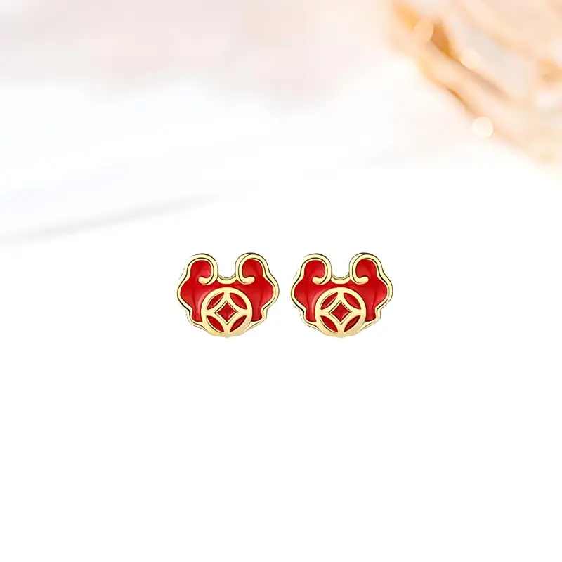 MIDNIGHT MOMENT S925 Sterling Silver Stud Earrings Women's-2