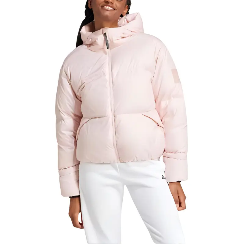 Adidas Sportswear Puffer Jacket Women's Sand Pink Red-1