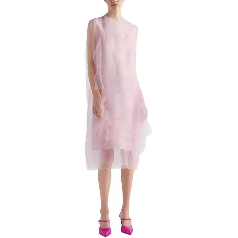PRADA Sleeveless Technical Voile Dress-1