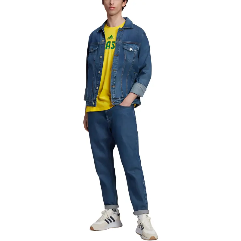 Adidas T Shirts Men Yellow-1