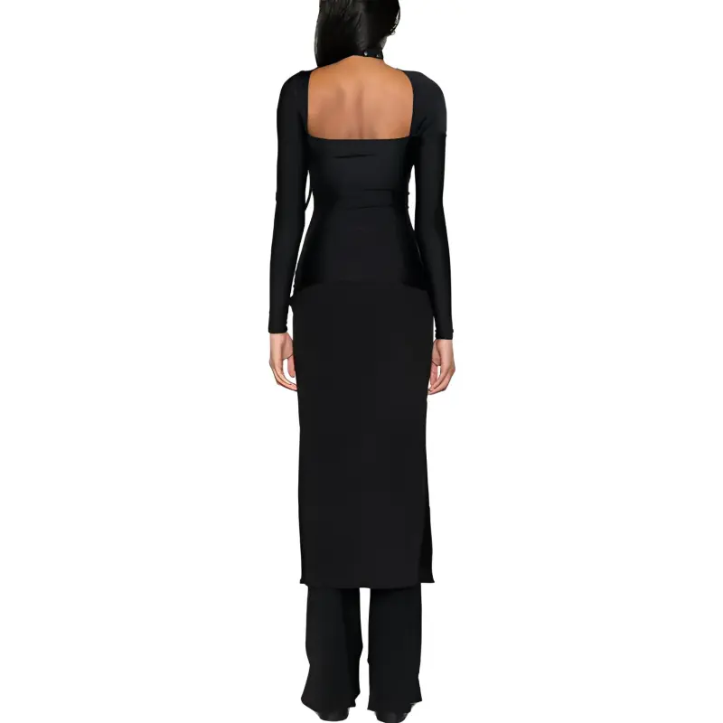 COPERNI Logo plaque Cut out Long sleeve Top-2