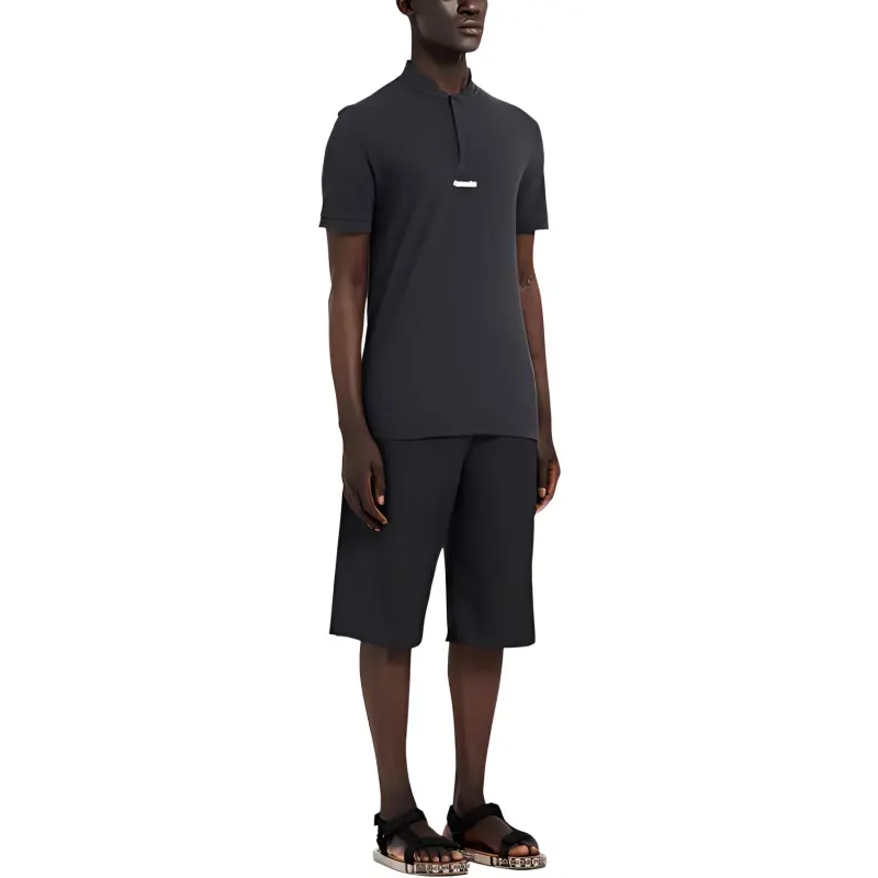 Maison Margiela Polo Shirt Men's Black-3