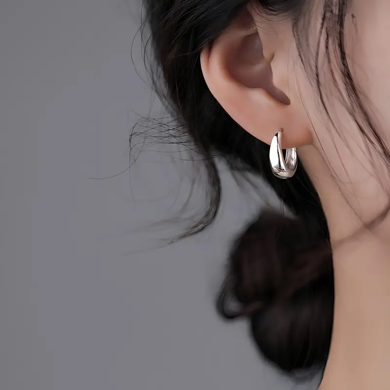 PIARA Earrings Women's Silver-1