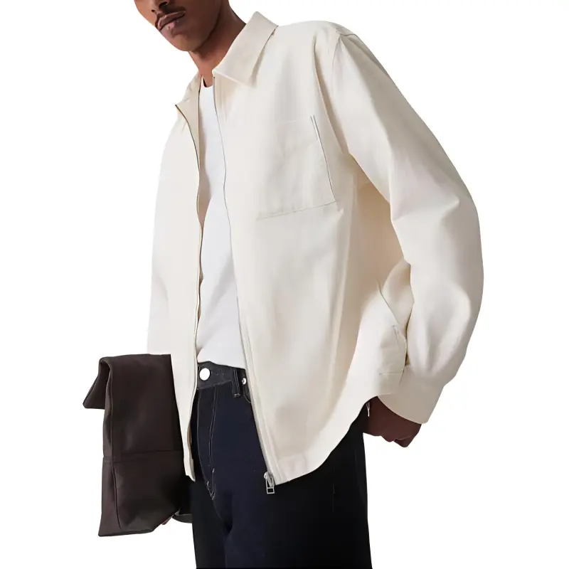 H&M Shirts Men White-2