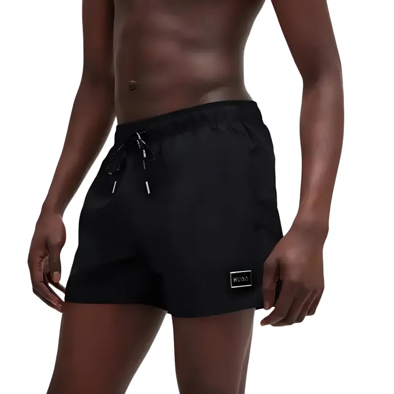 HUGO BOSS Logo plaque Drawstring Shorts-4