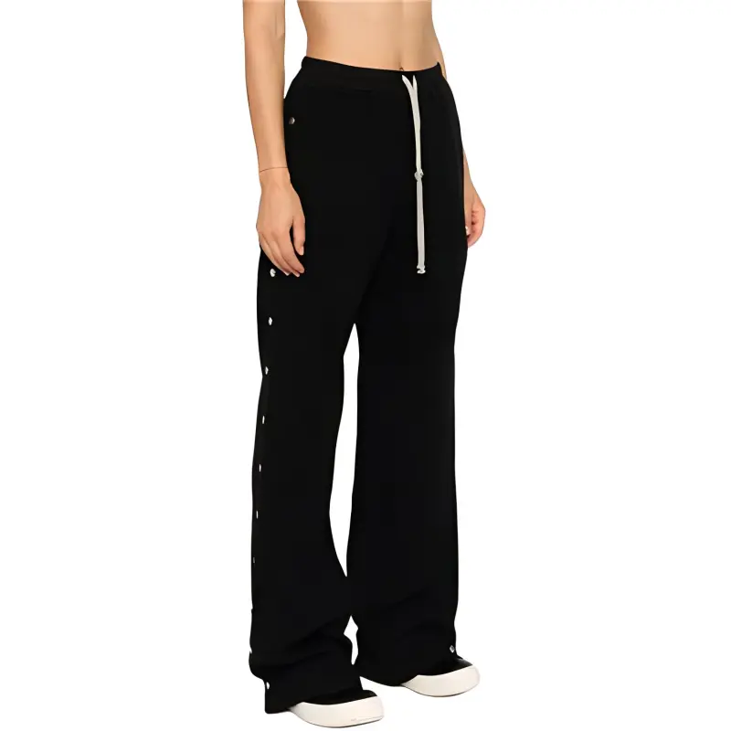 RICK OWENS Drkshdw Fleece Pusher Pants Black-2