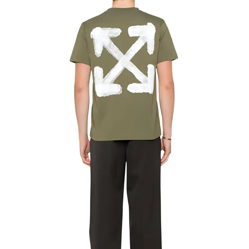 OFF WHITE Spray Arrow Crewneck T Shirt-4