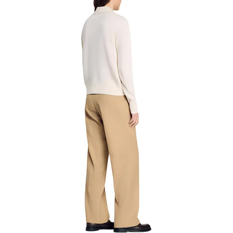 Sandro Polo collar Sweater-2