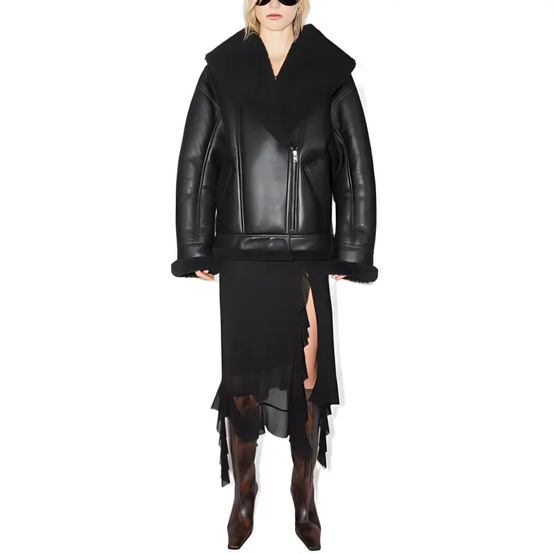 Acne Studios Drop Shoulder Biker Jacket-1