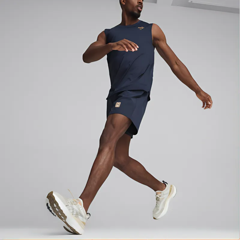 PUMA x FIRST MILE WOVEN 5' SHORT Sports Shorts Men's Marine Blue-2