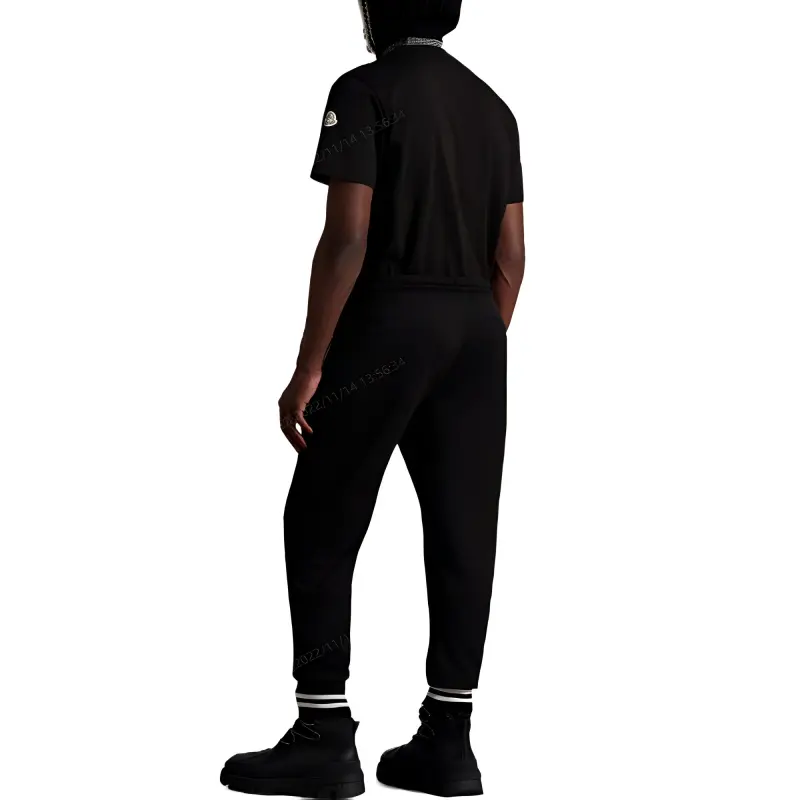 Moncler Knitted Sweatpants Men Black-2