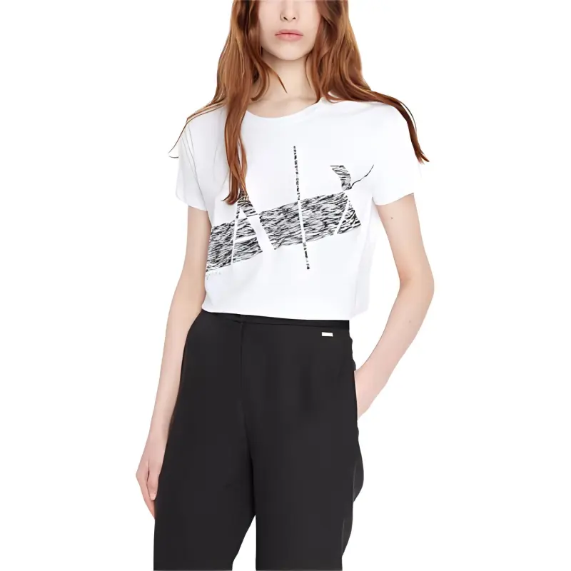 ARMANI EXCHANGEAE Drop Shoulder Sleeve T Shirt Women's-5
