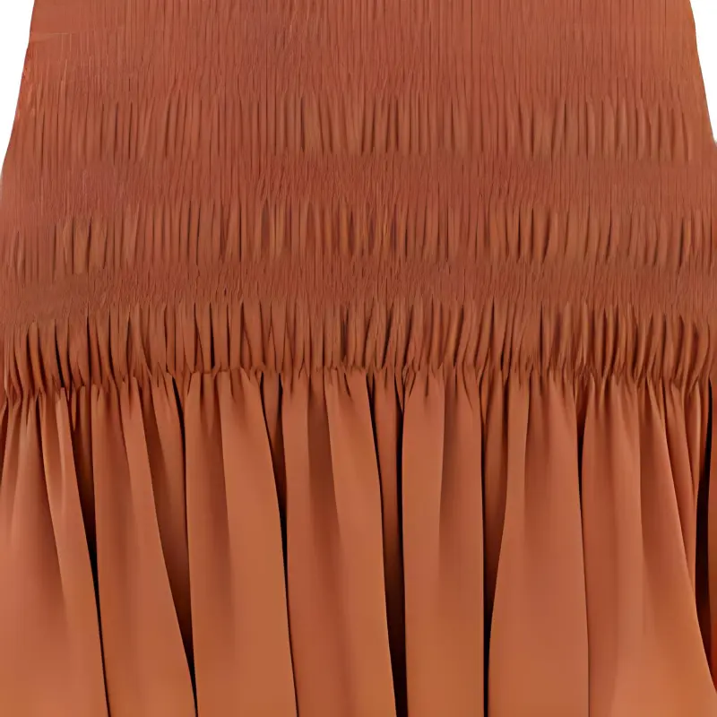 SAINT LAURENT Sleeveless Dress Women's Orange-2