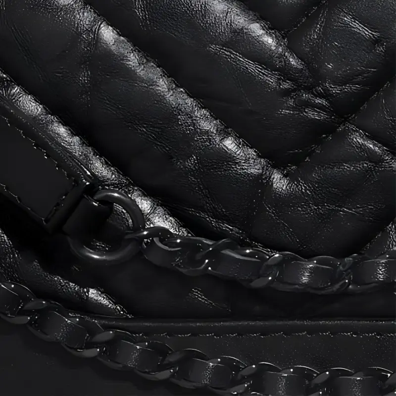 CHANEL GabrielleSo Black Calfskin Hobo Bag, Shoulder Bag, Crossbody Bag Mini Women's Black-3