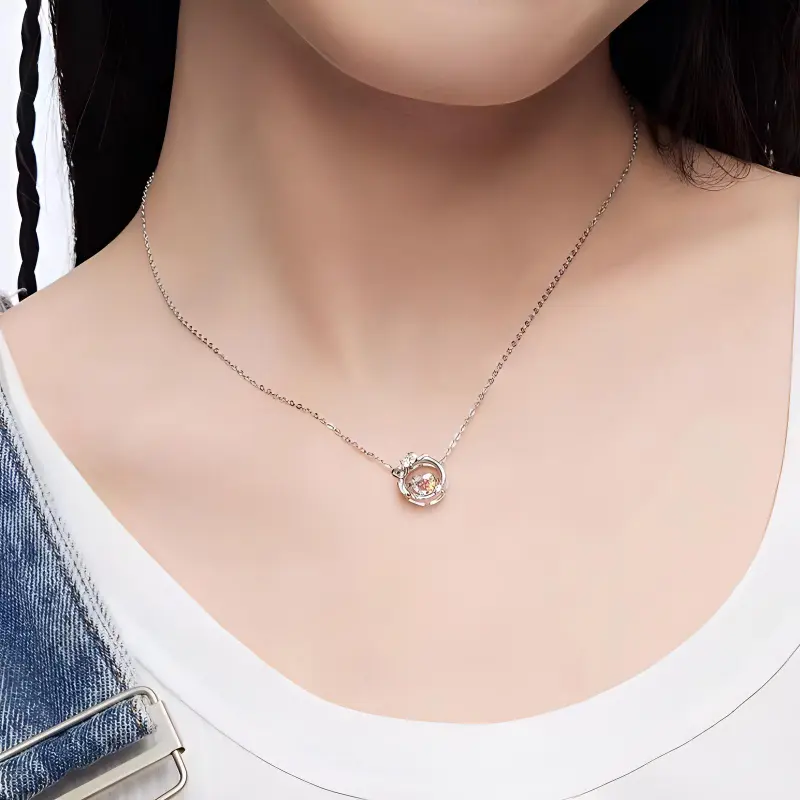Asia Star Alloy/S925 Necklaces Women's-1