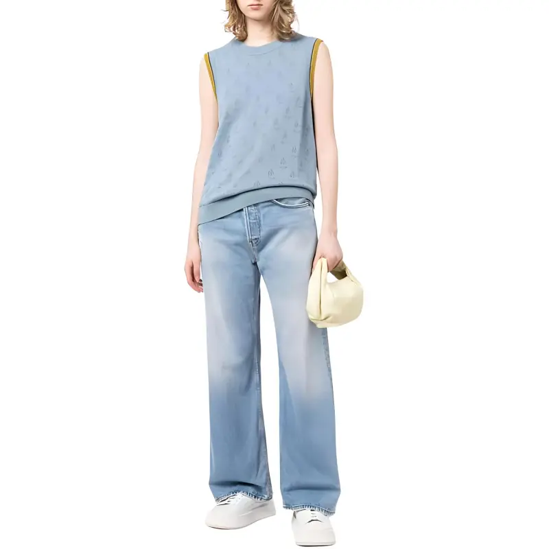 Paul Smith Crew neck Sleeveless Knitted Top-1