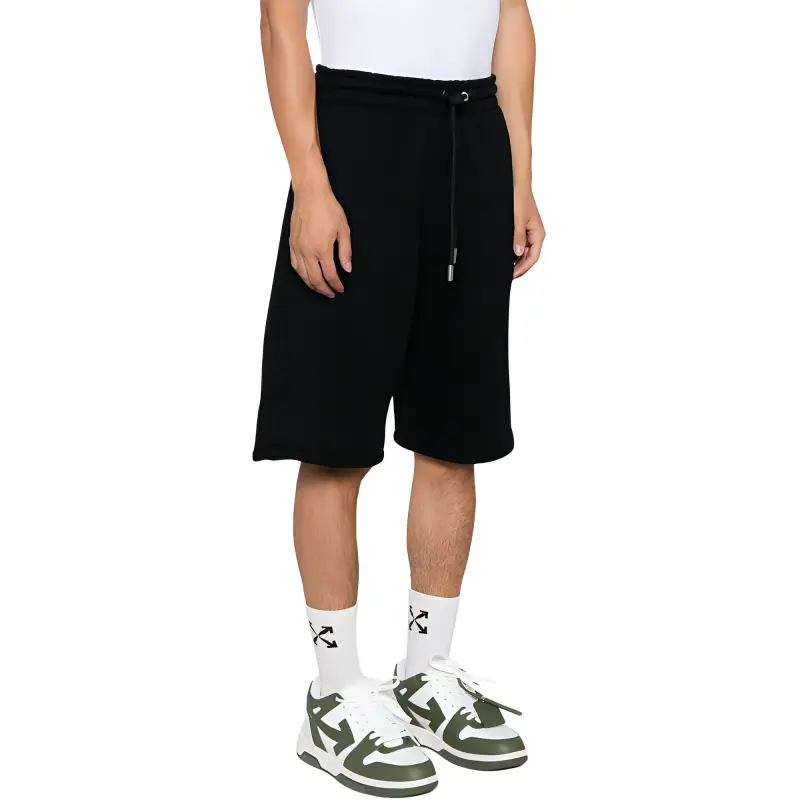 OFF WHITE Embroidered motif Track Shorts-2