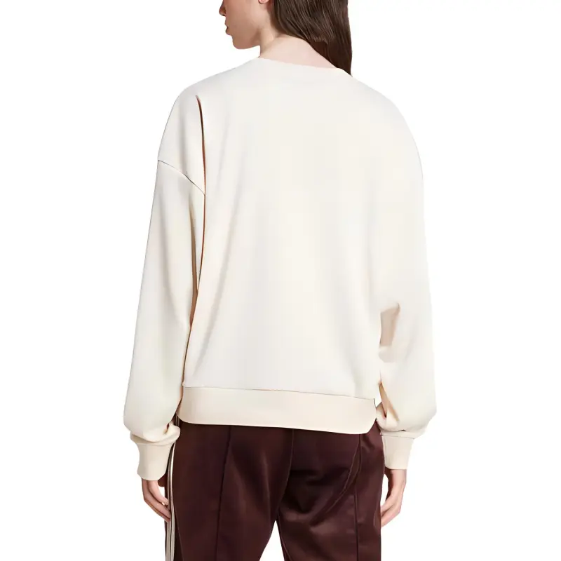 Adidas Women's Leopard Sweatshirt Wonder White-2